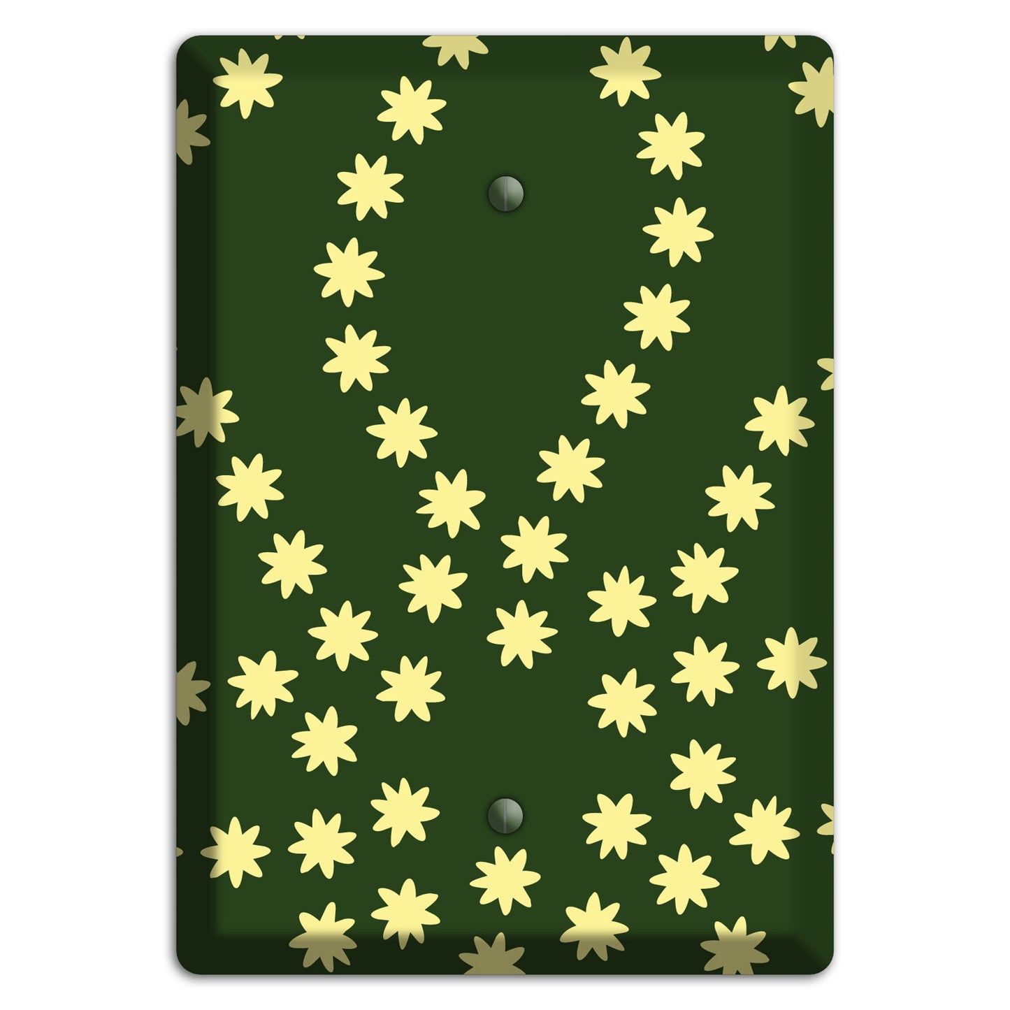 Green with Yellow Constellation Blank Wallplate