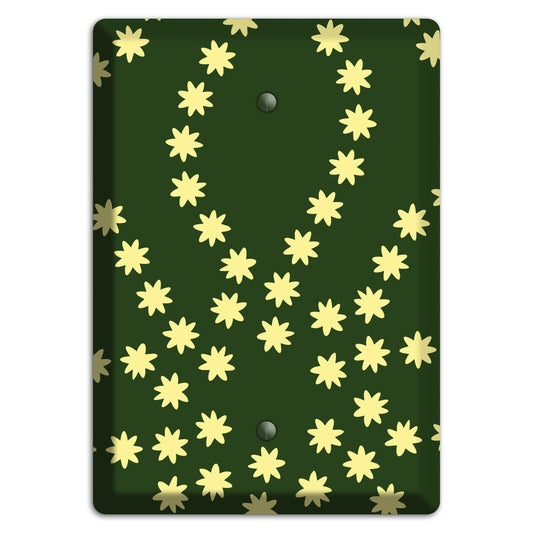 Green with Yellow Constellation Blank Wallplate