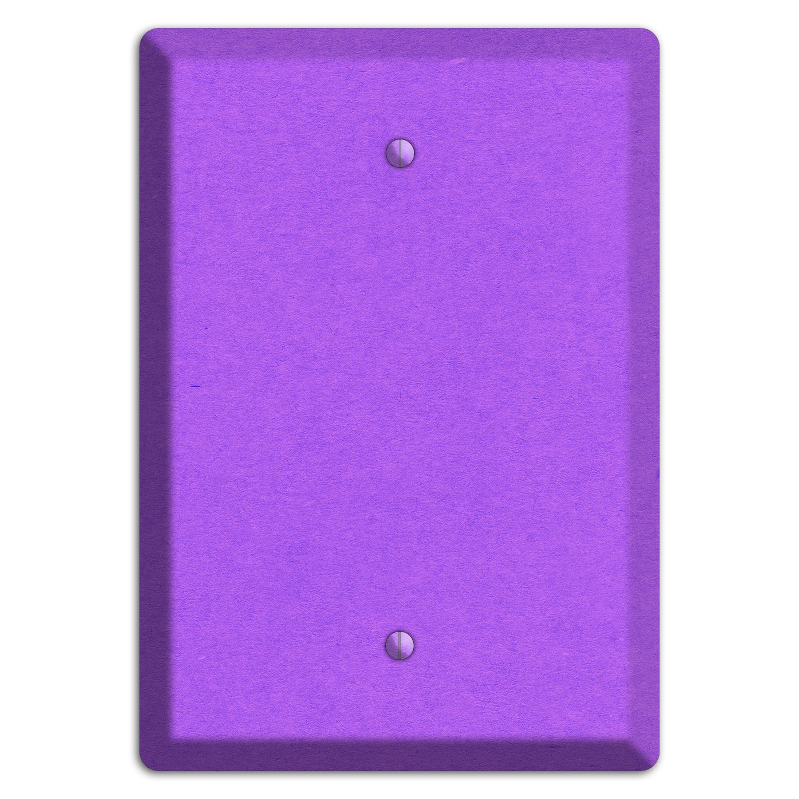 Dark Orchid Kraft Blank Wallplate
