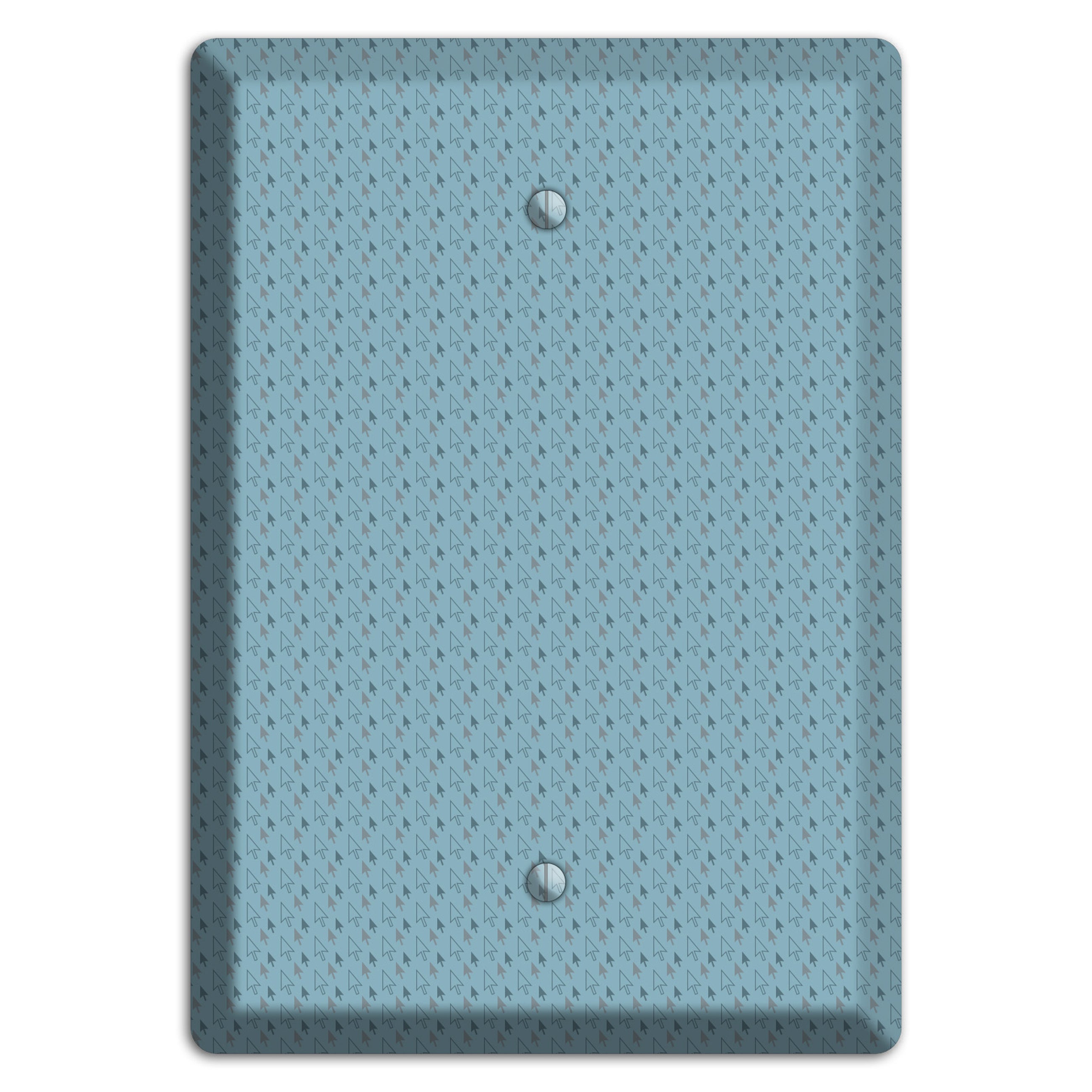 Blue Tiny Trees Blank Wallplate