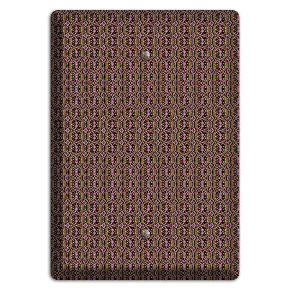 Brown Tapestry Blank Wallplate