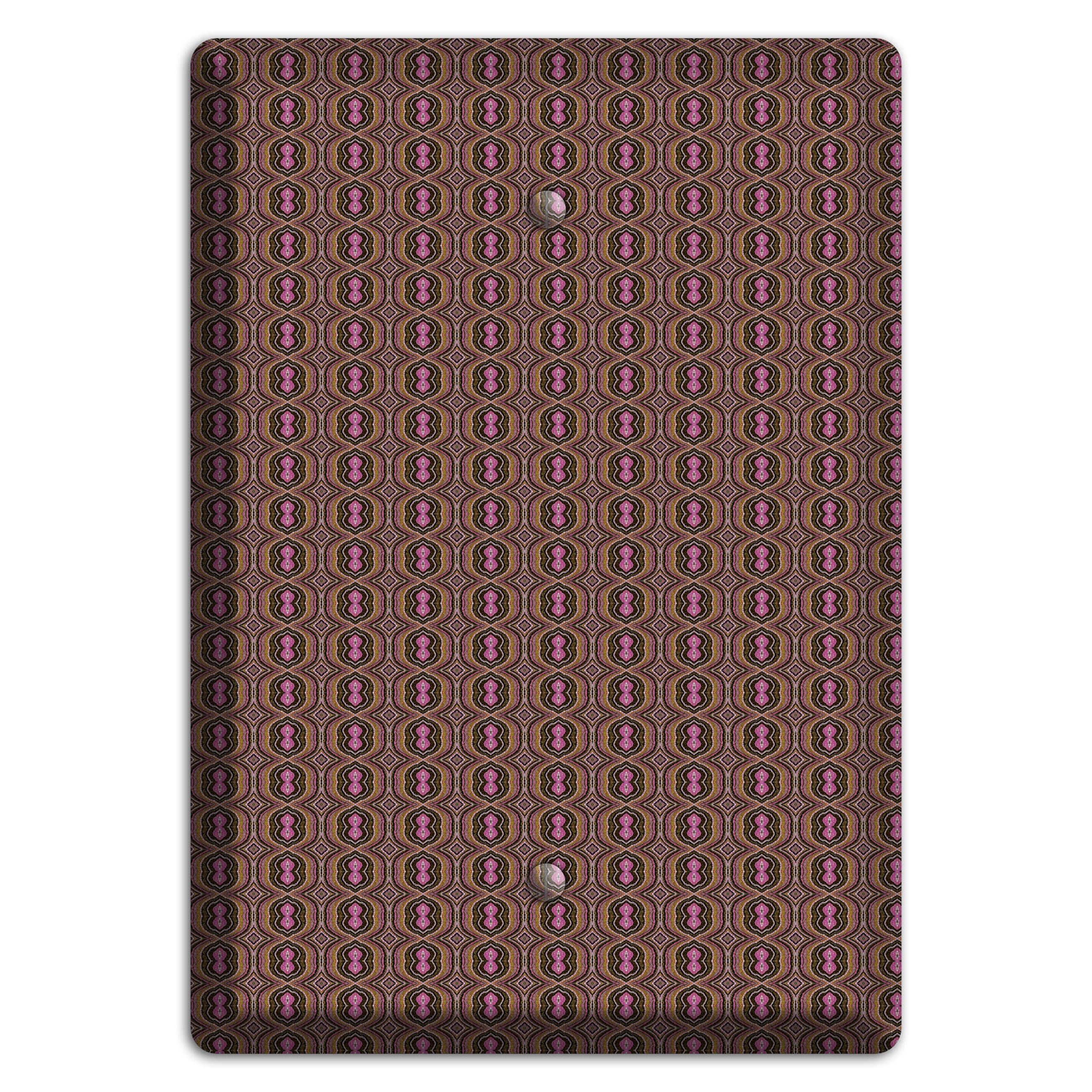 Brown Tapestry Blank Wallplate