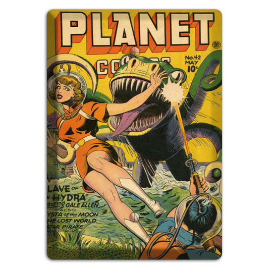Planet Vintage Comics Blank Wallplate
