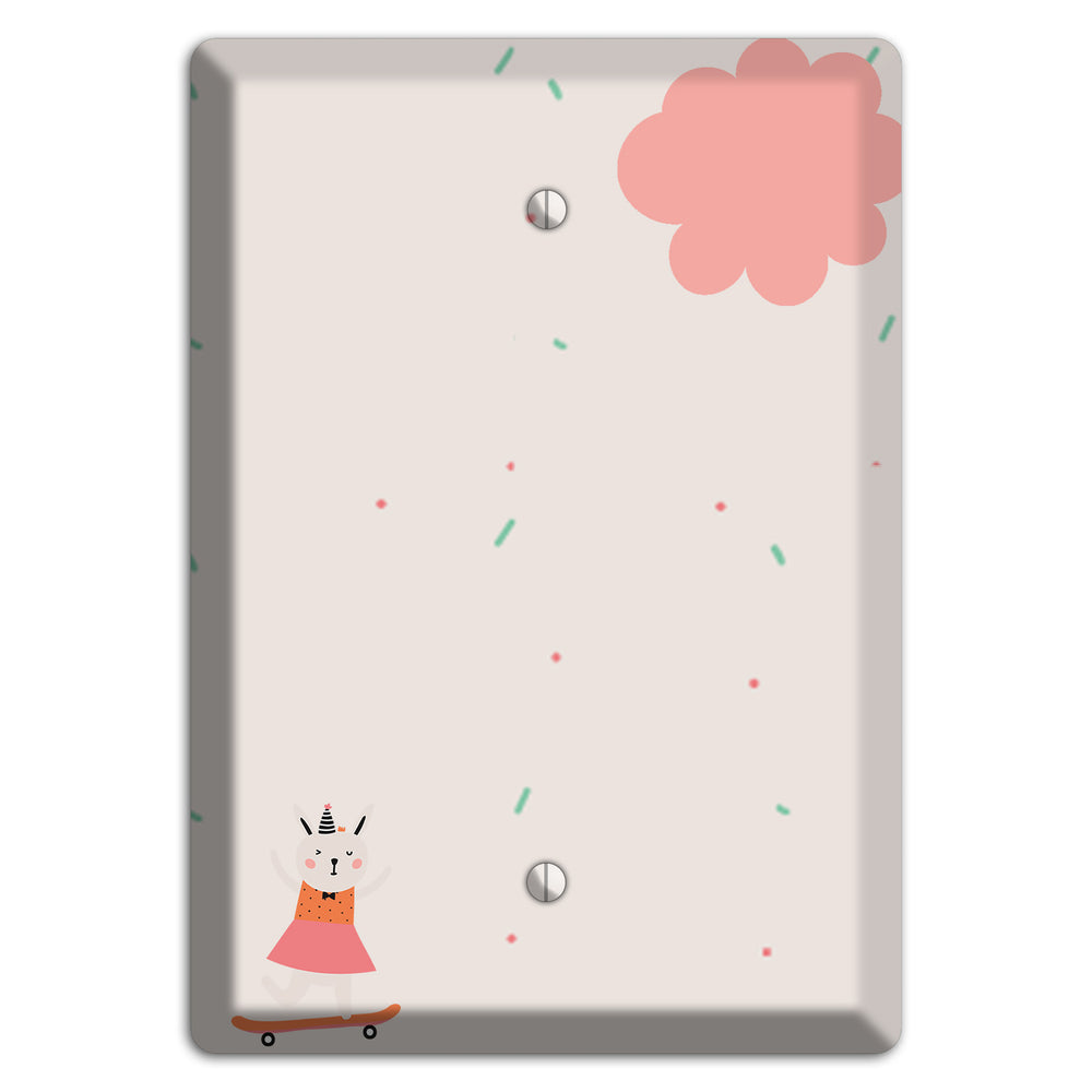 Skateboard Kitty Blank Wallplate