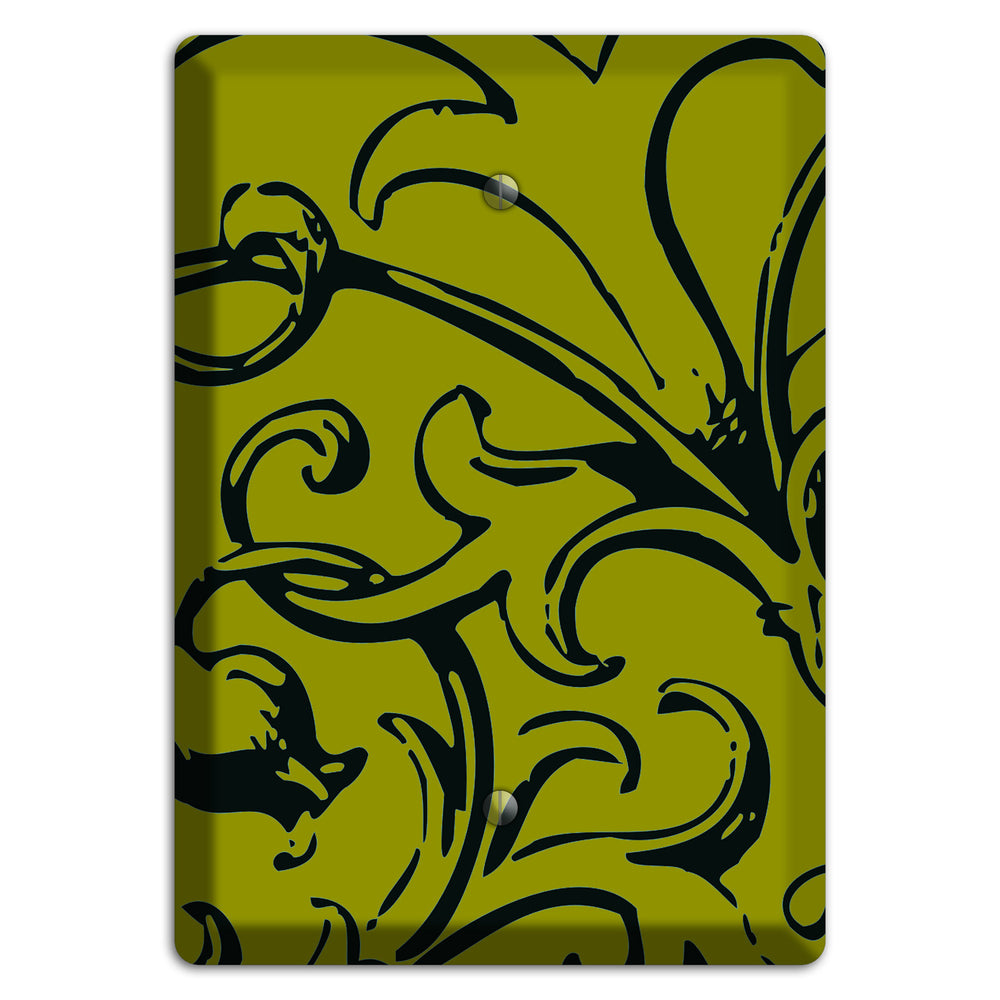 Victorian Olive Blank Wallplate