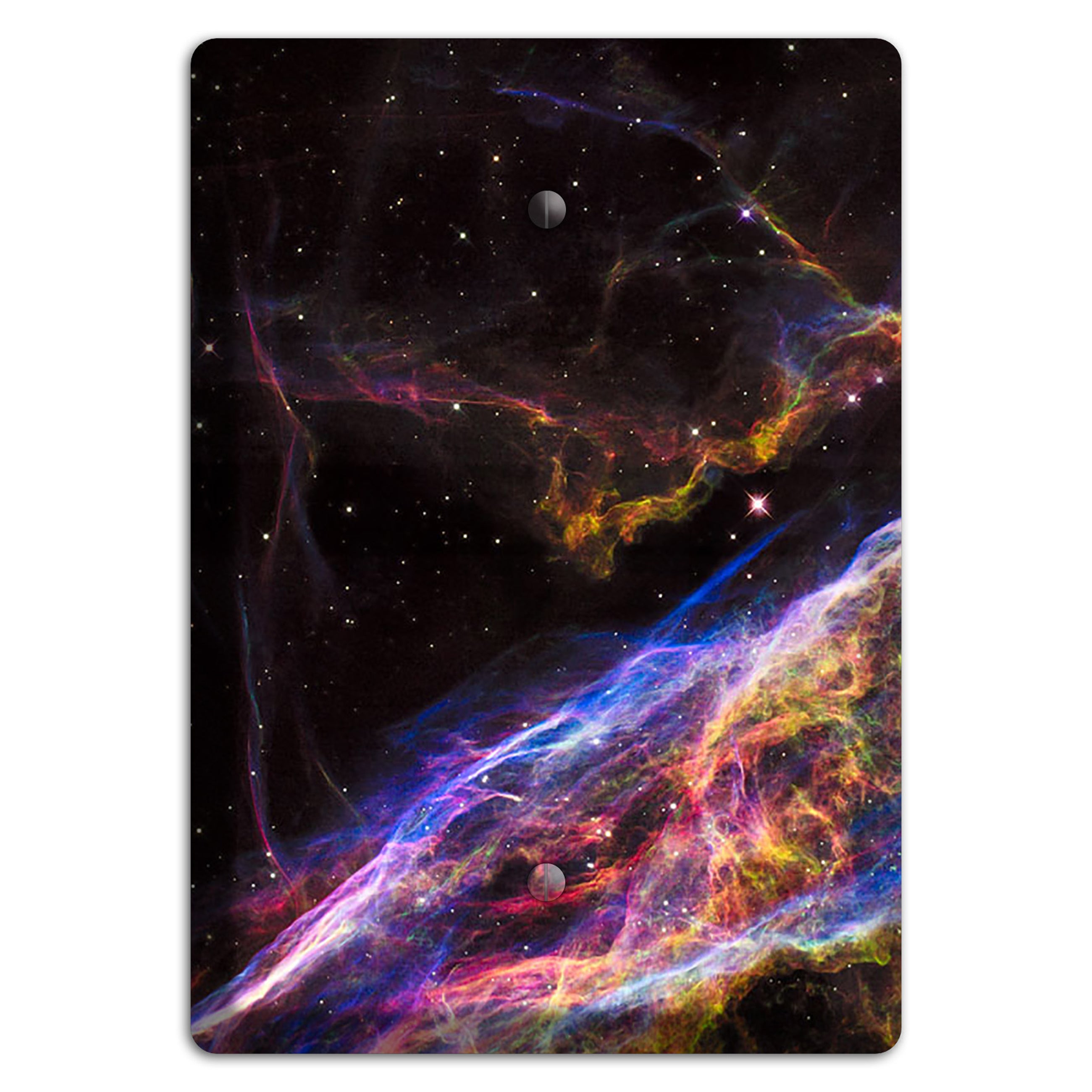 Veil Nebula Blank Wallplate