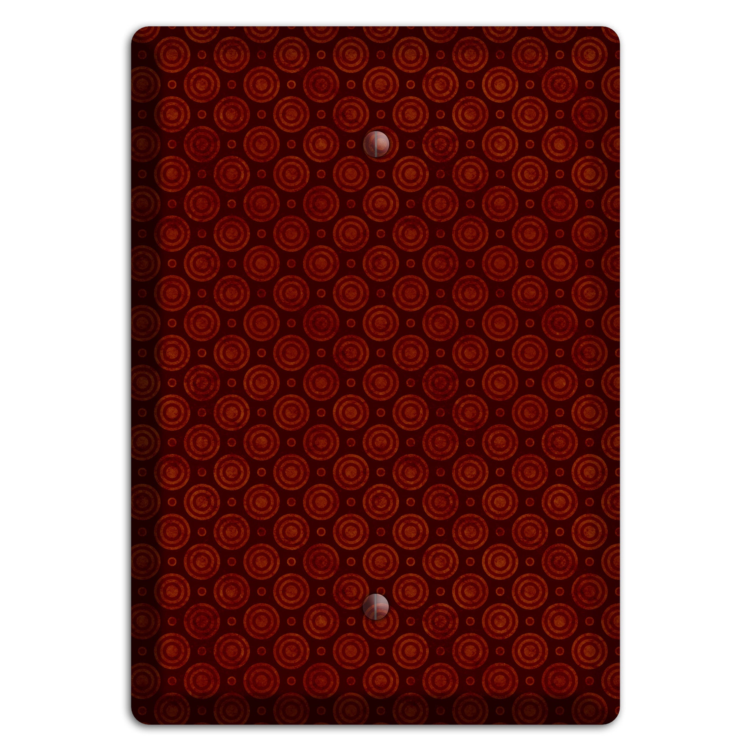 Maroon Circles 2 Blank Wallplate