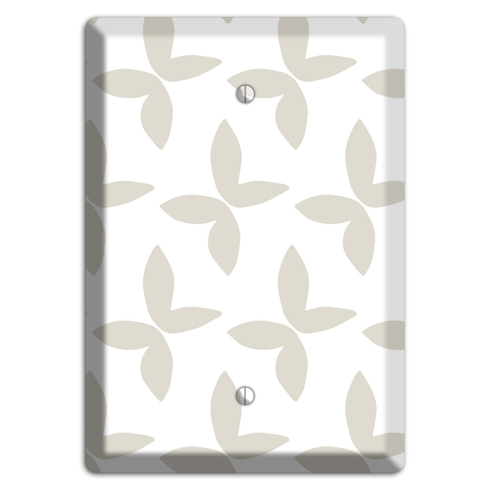 Simple Scandanavian Style O Blank Wallplate
