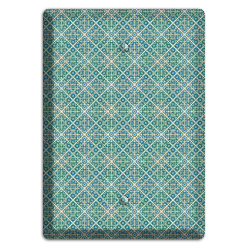 Sage Tiny Arabesque Blank Wallplate