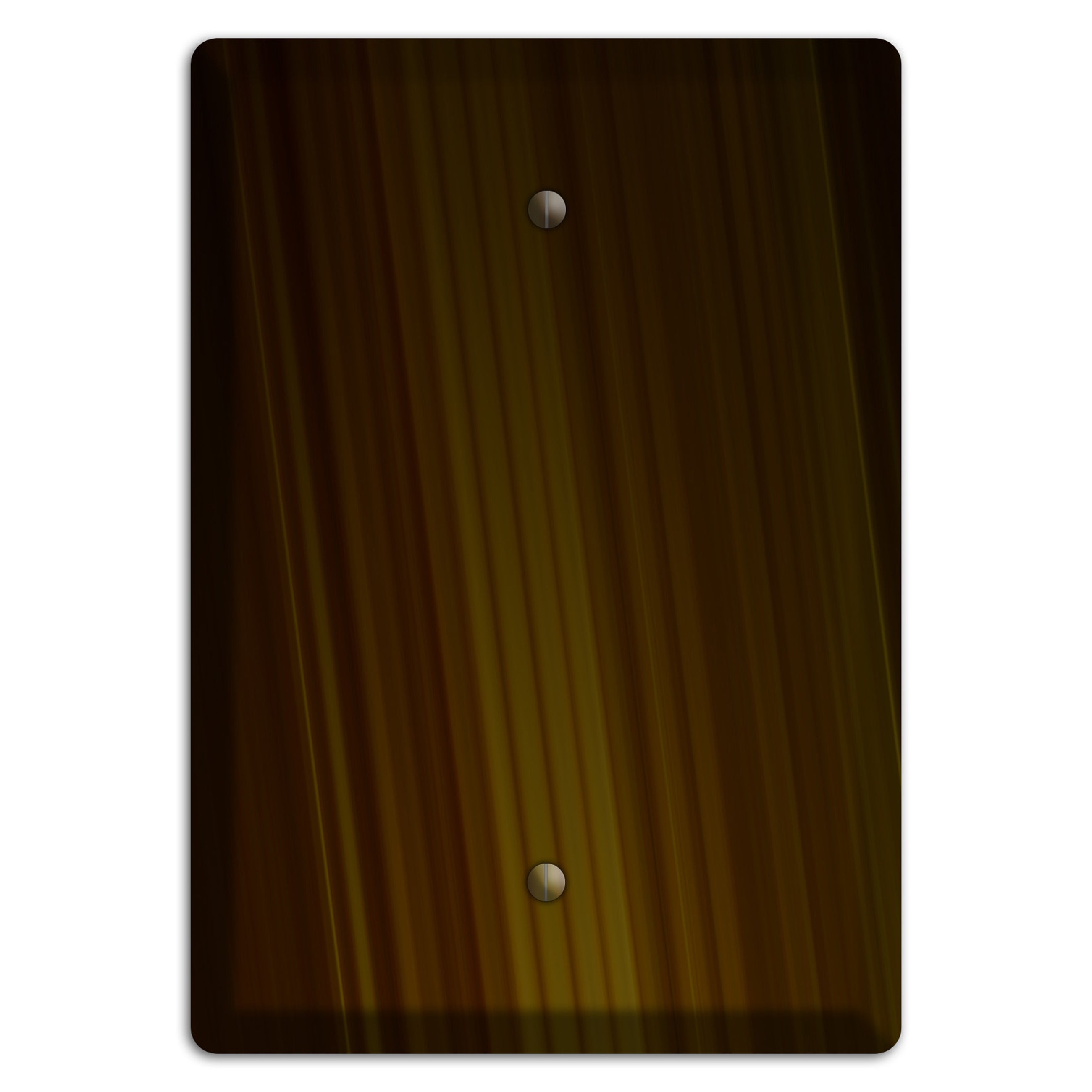 Brown Ray of Light Blank Wallplate