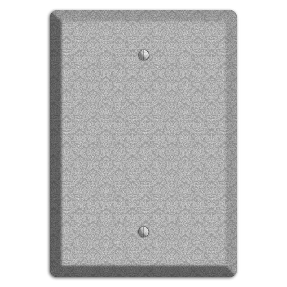 Light Grey Cartouche Blank Wallplate