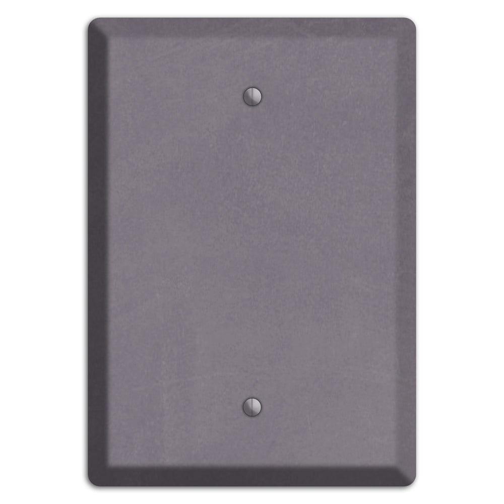 Chalk Purple Blank Wallplate