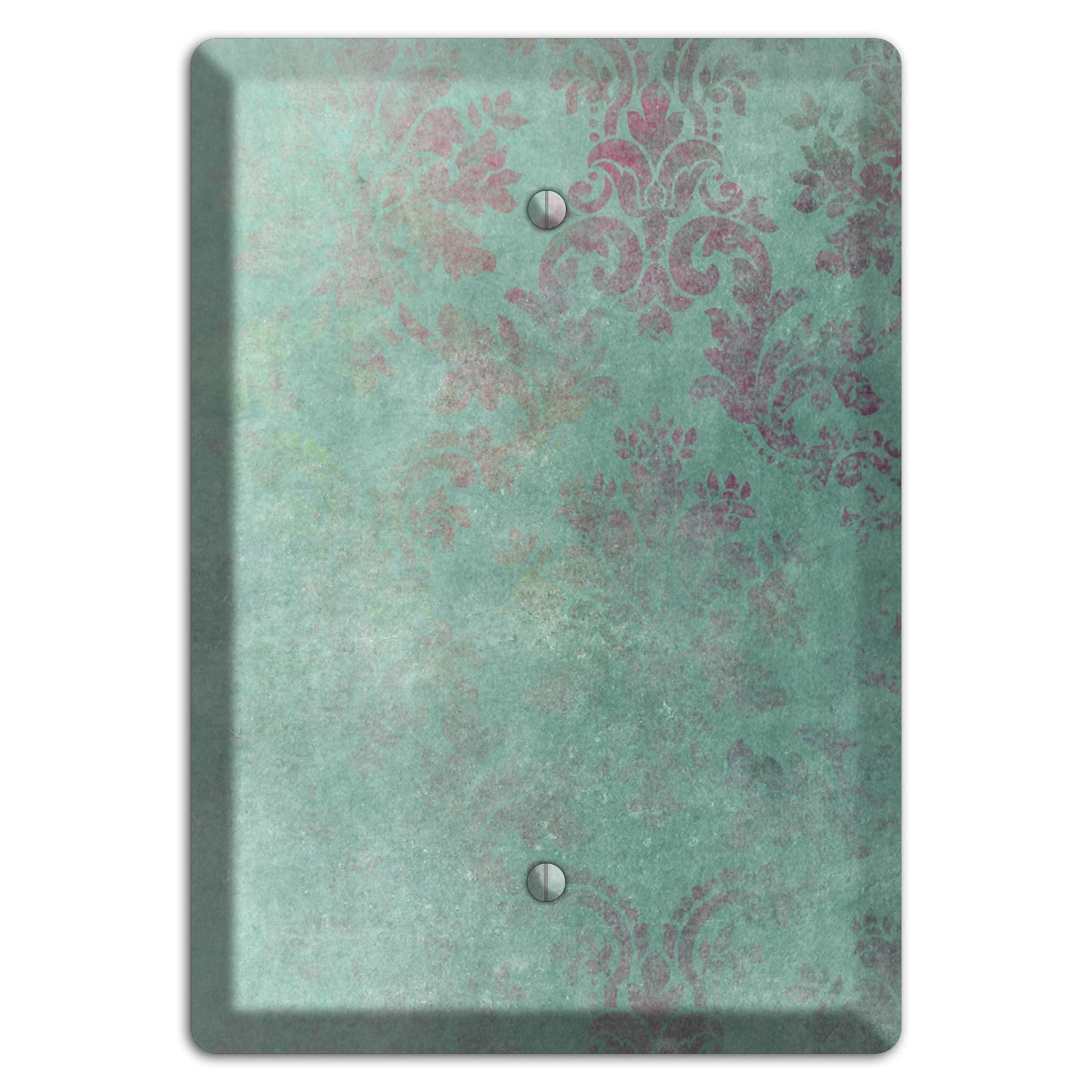 Corduroy Whimsical Damask Blank Wallplate