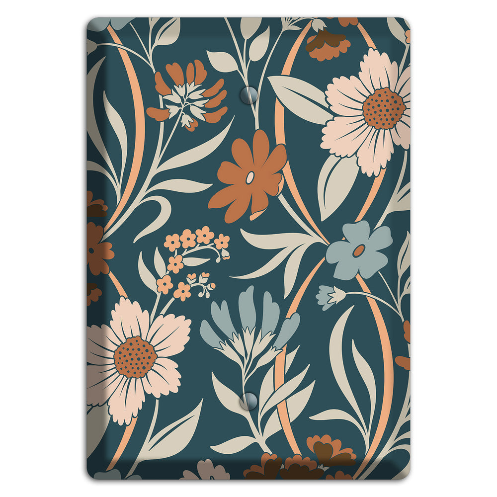 Summer Floral 1 Blank Wallplate