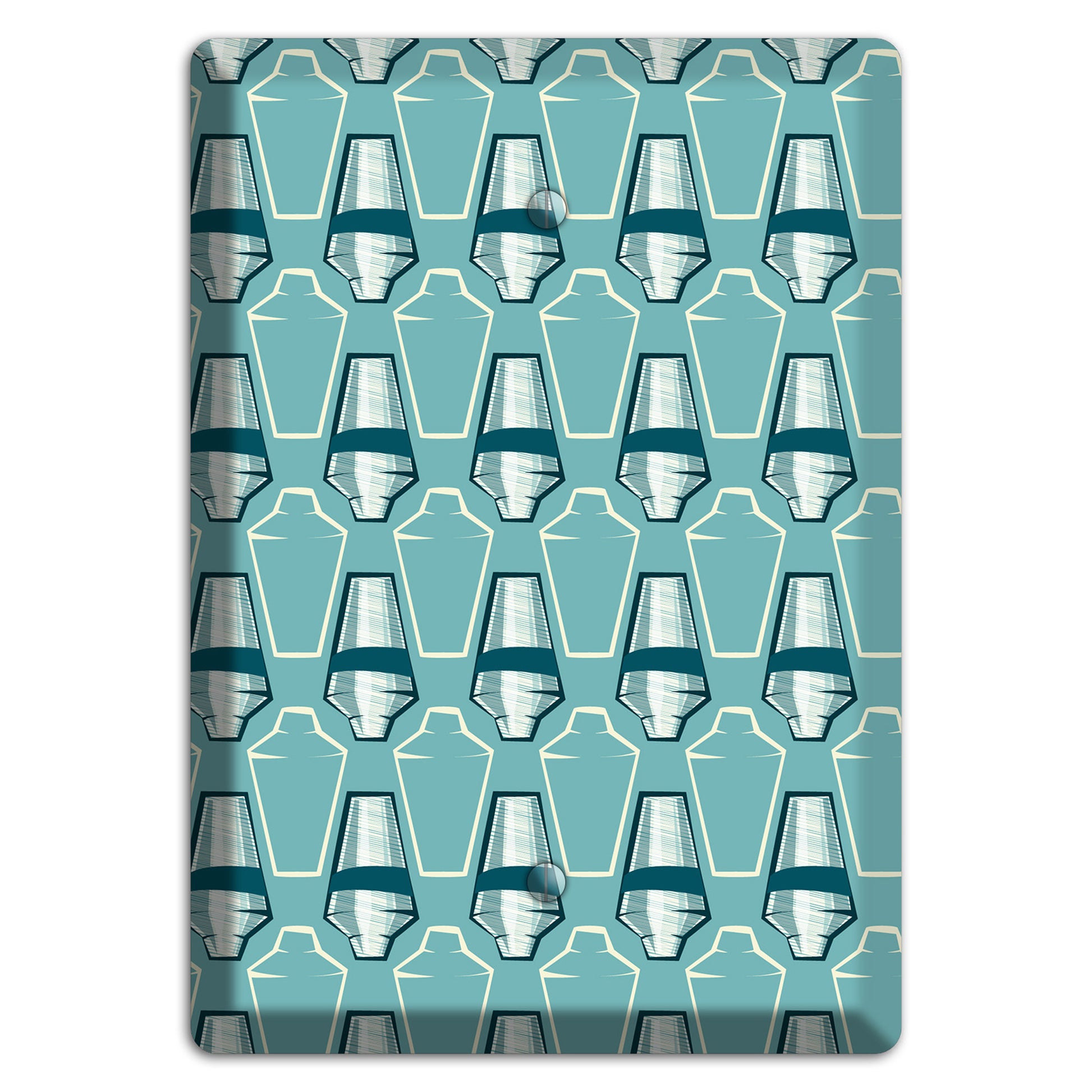 Cocktail Shakers Blank Wallplate