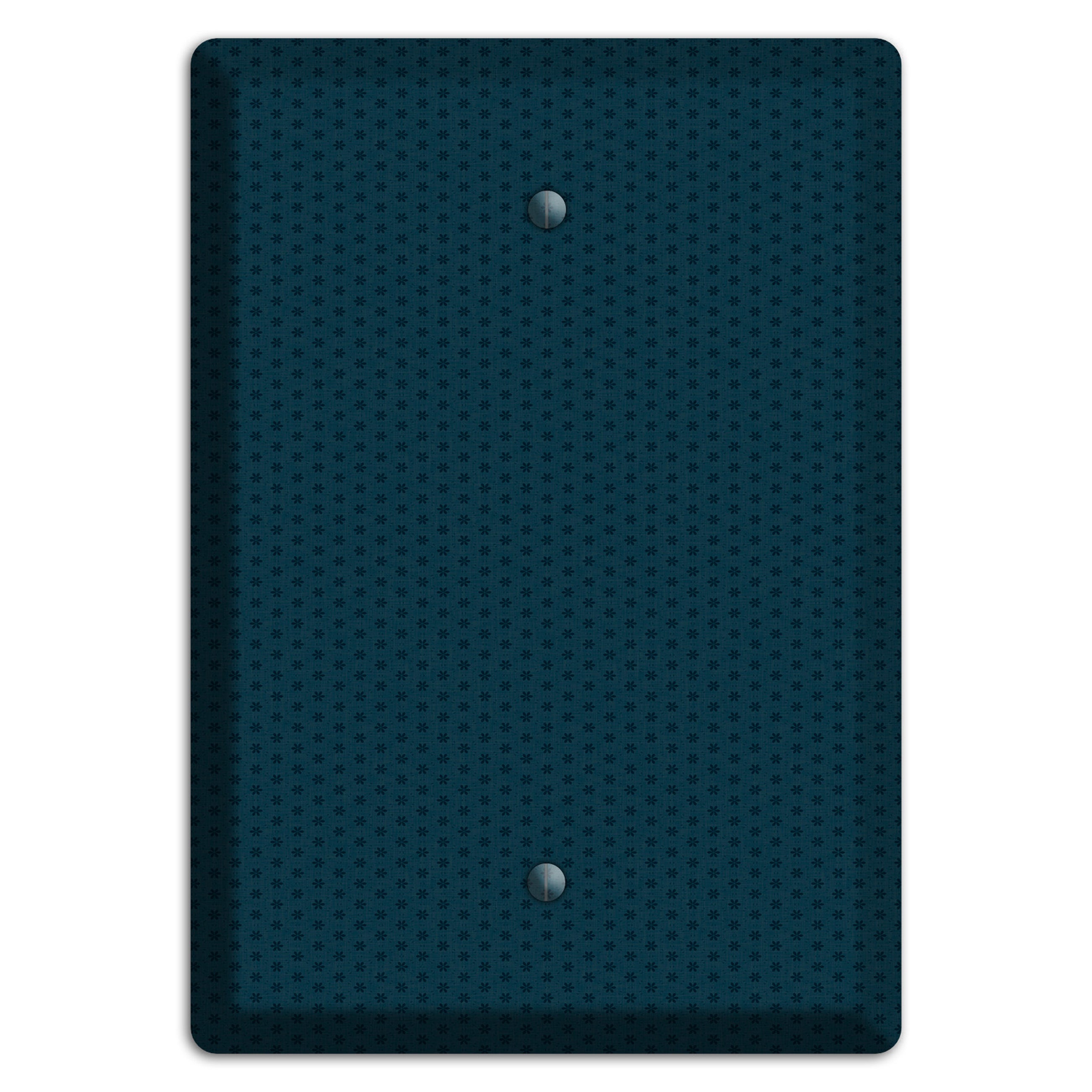 Blue with Tiny Asters Blank Wallplate