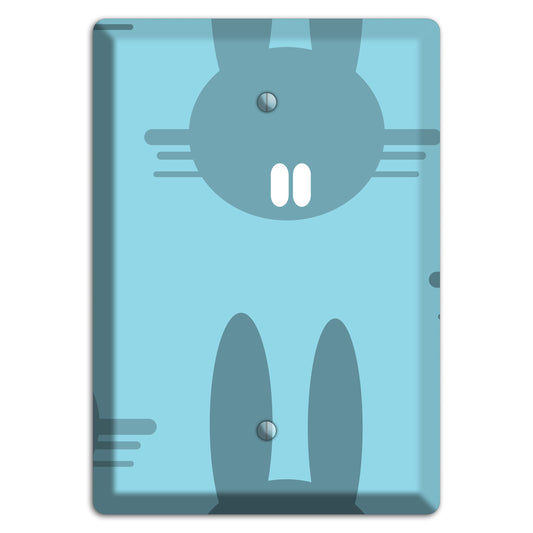 Blue Bunny Blank Wallplate