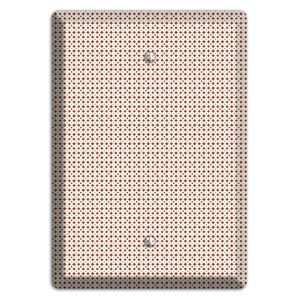 Beige Weave Blank Wallplate