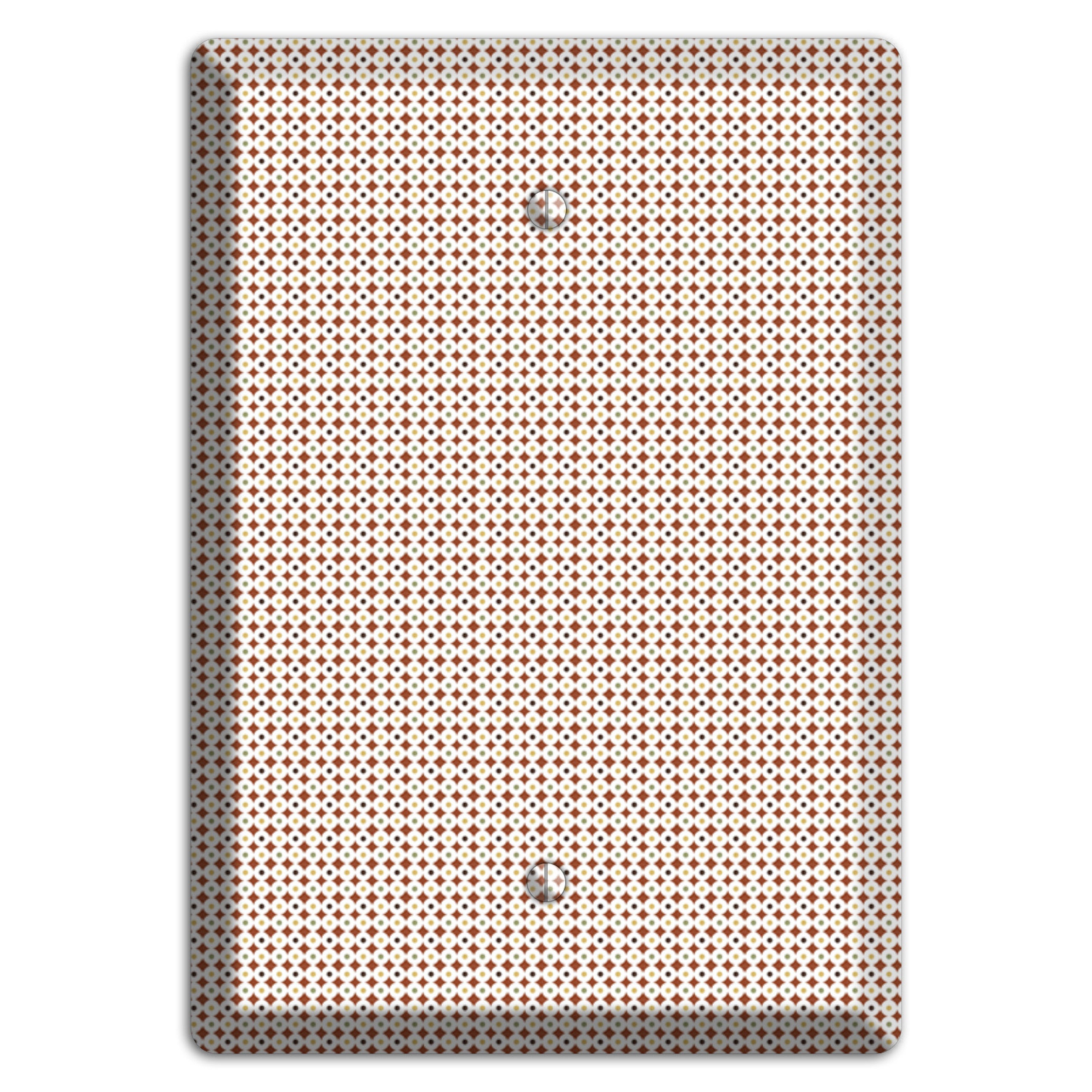 Beige Weave Blank Wallplate