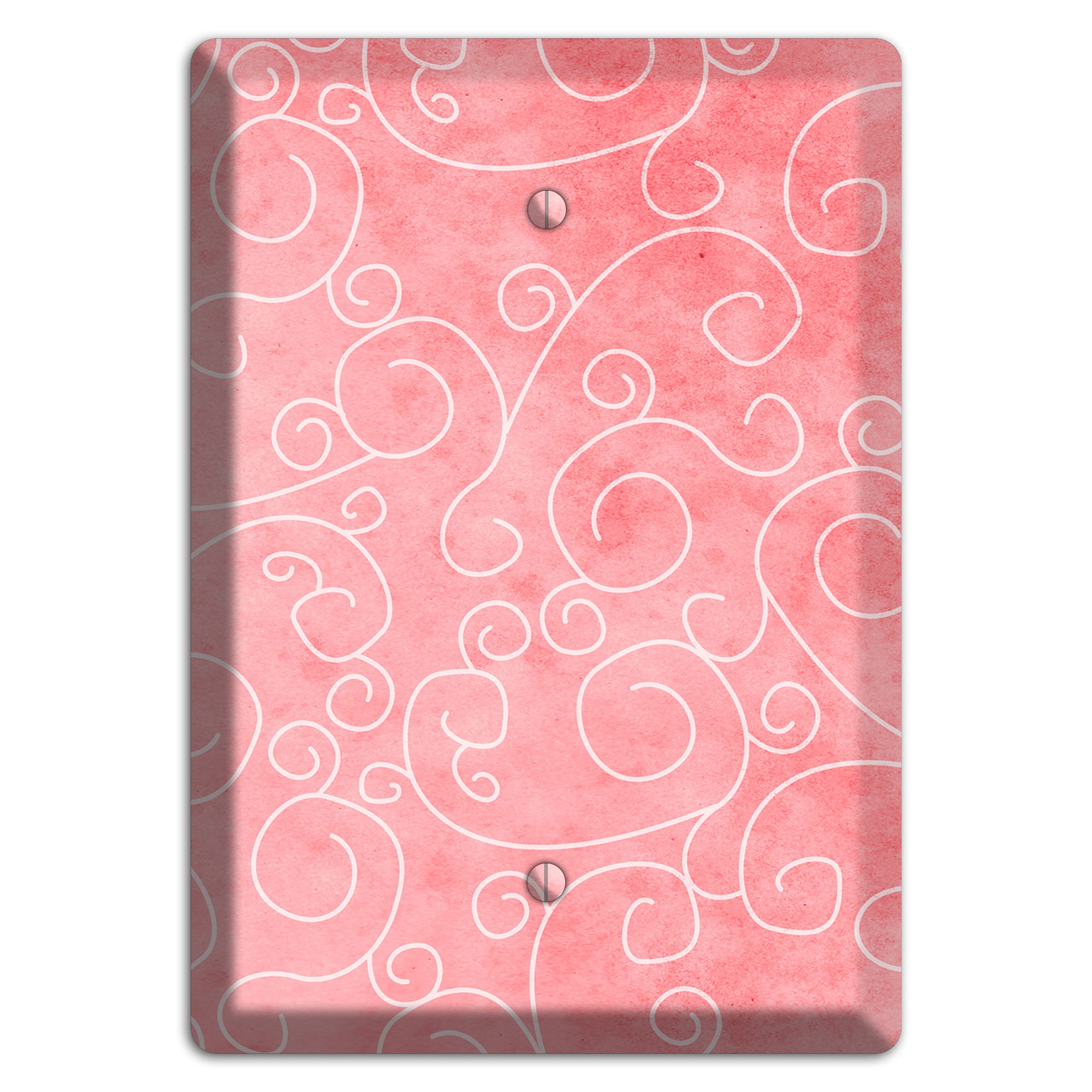 Azalea Soft Coral Blank Wallplate