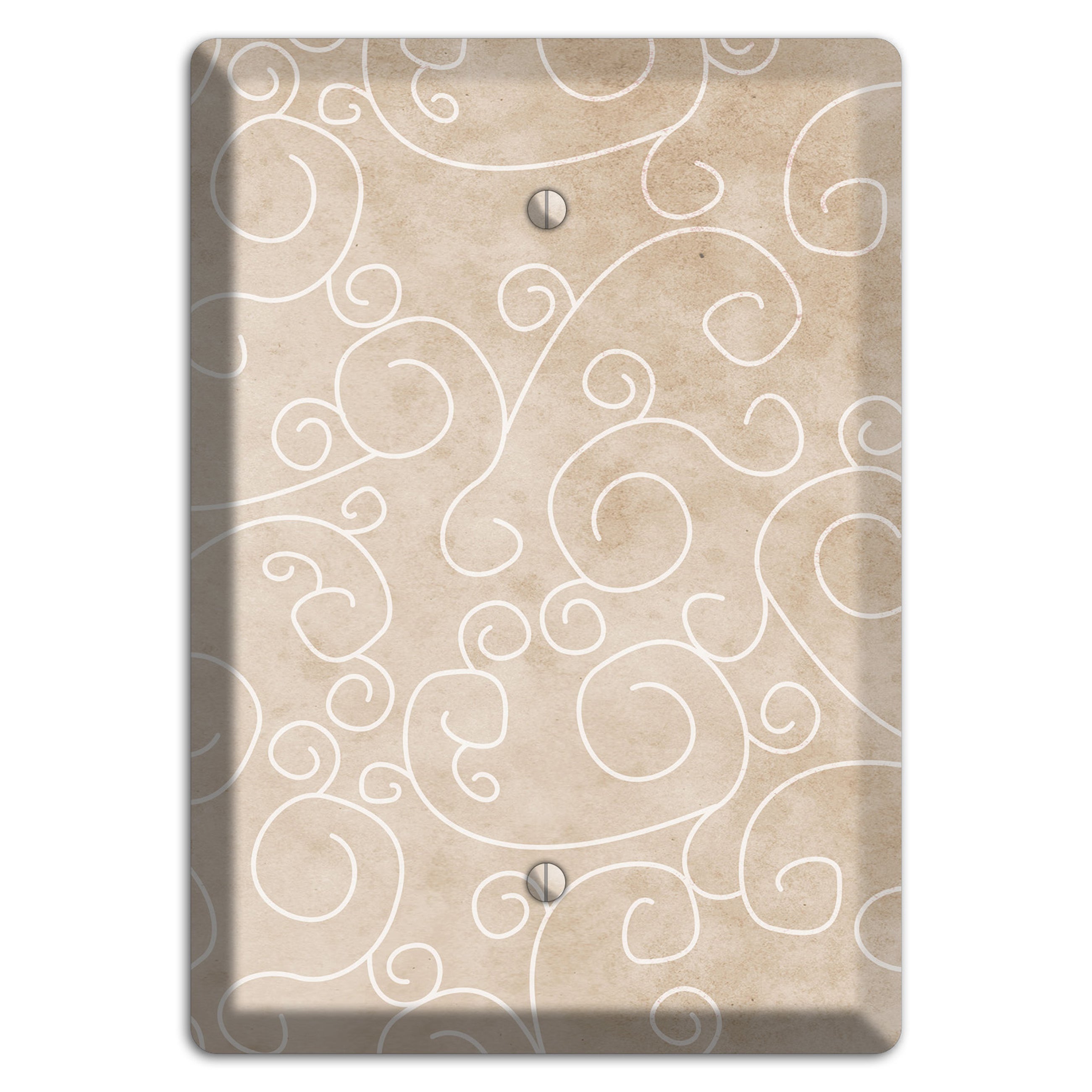 Wafer Neutral Texture Blank Wallplate