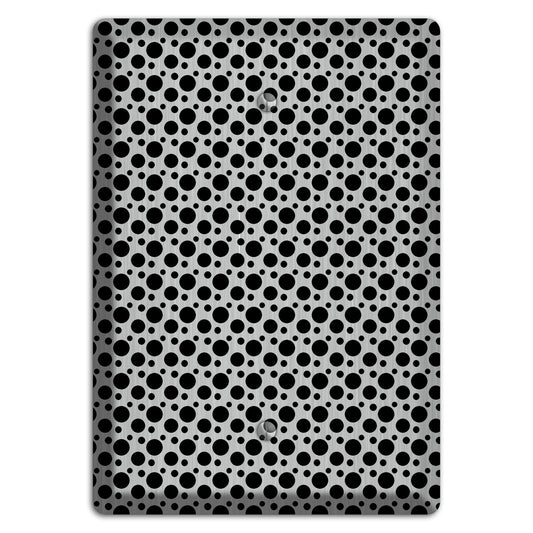 Small and Tiny Polka Dots Stainless Blank Wallplate