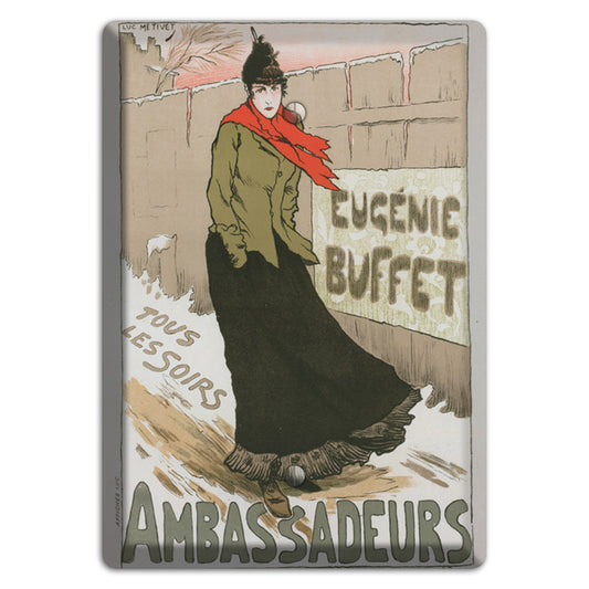 Ambassadeurs Vintage Poster Blank Wallplate