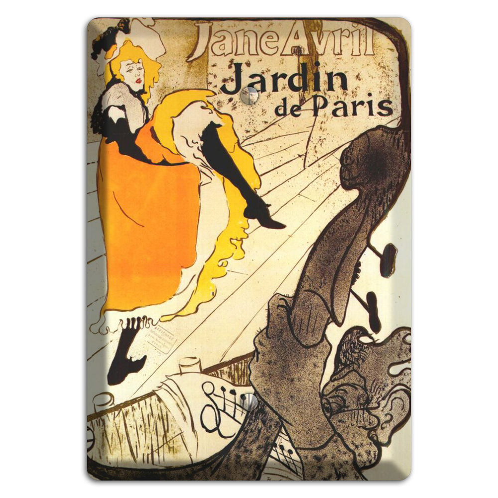 Jane Avril Vintage Poster Blank Wallplate