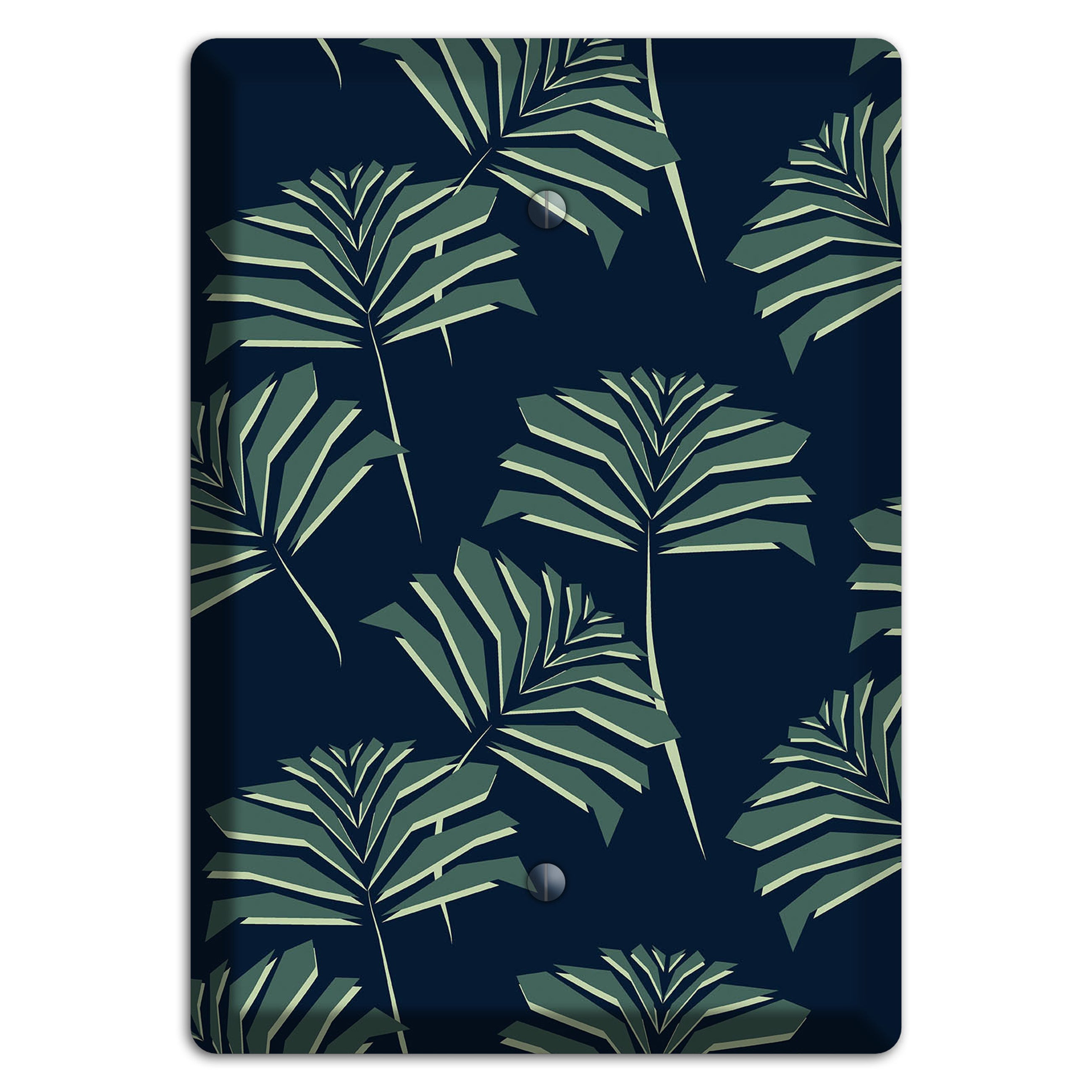 Leaves Style C Blank Wallplate