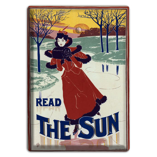 The Sun Vintage Poster Blank Wallplate