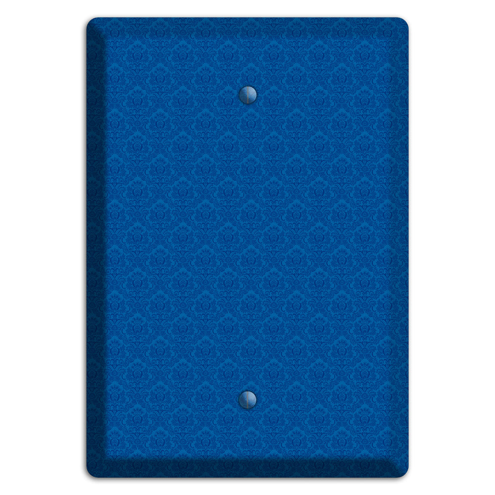 Blue Cartouche Blank Wallplate