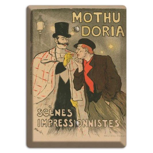 Mothu at Doria Vintage Poster Blank Wallplate