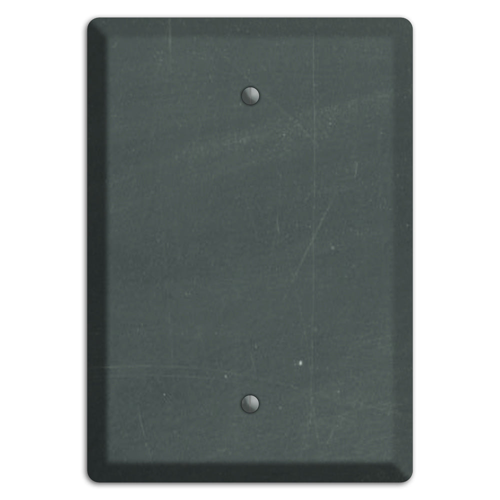 Chalk Dark Grey Blank Wallplate