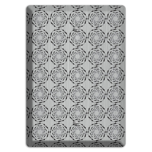 Hexagon Rotation  Stainless Blank Wallplate