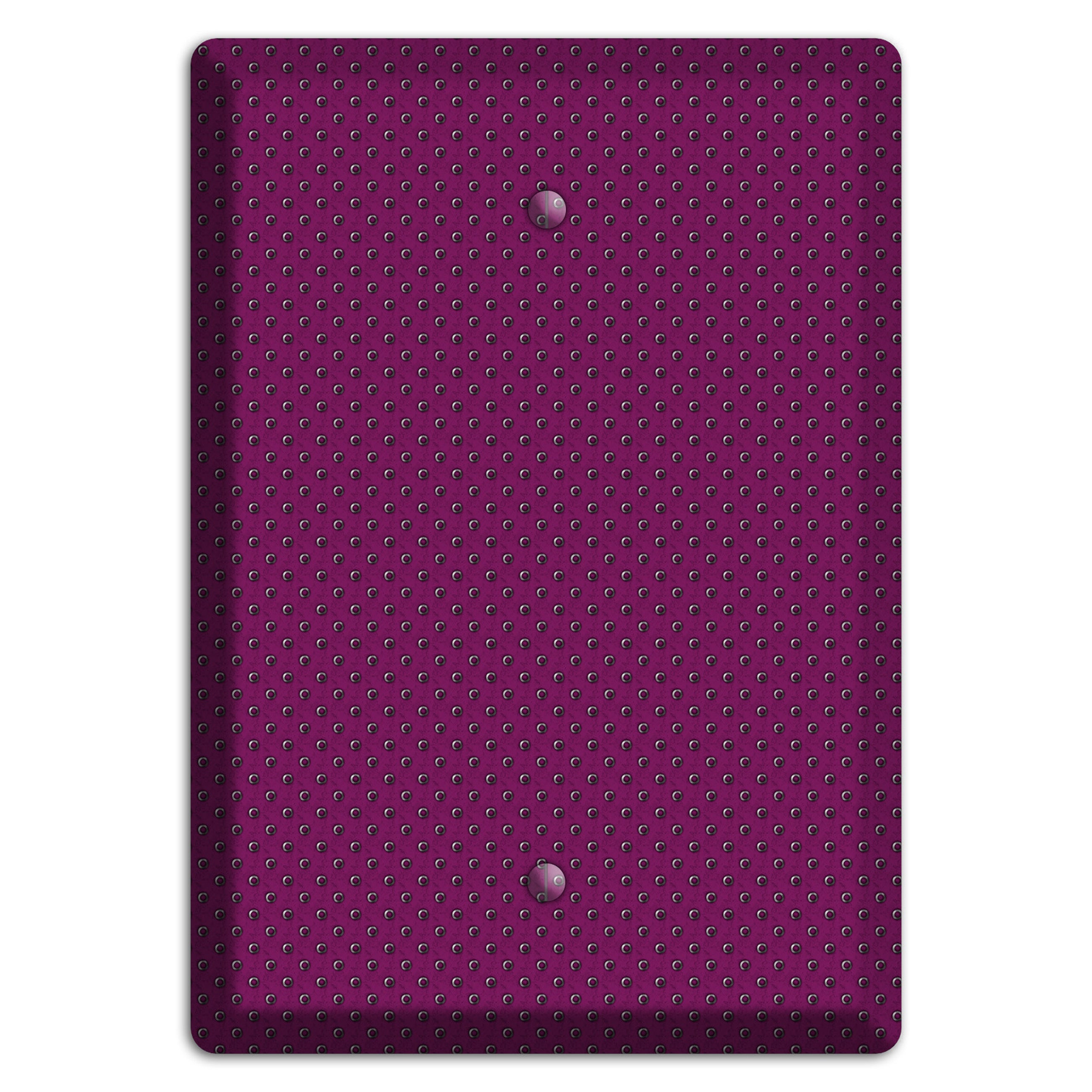 Purple Small Dots Blank Wallplate