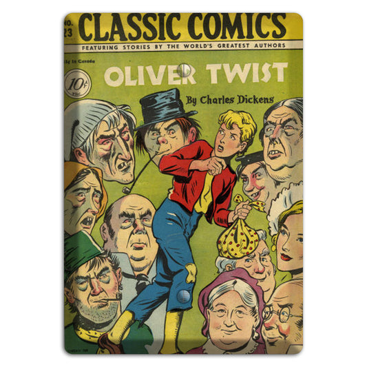 Oliver Twist Vintage Comics Blank Wallplate