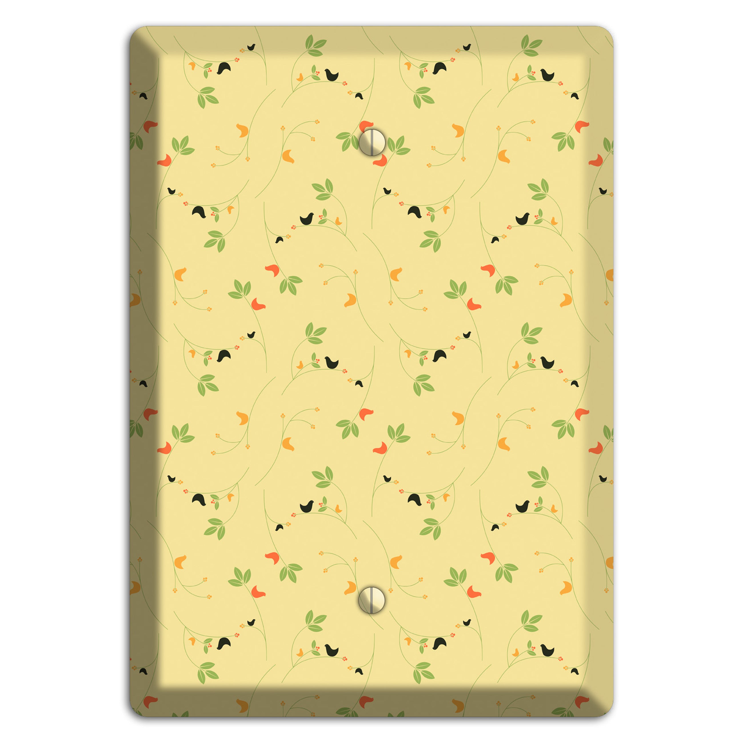 Tiny Yellow Flowers Blank Wallplate