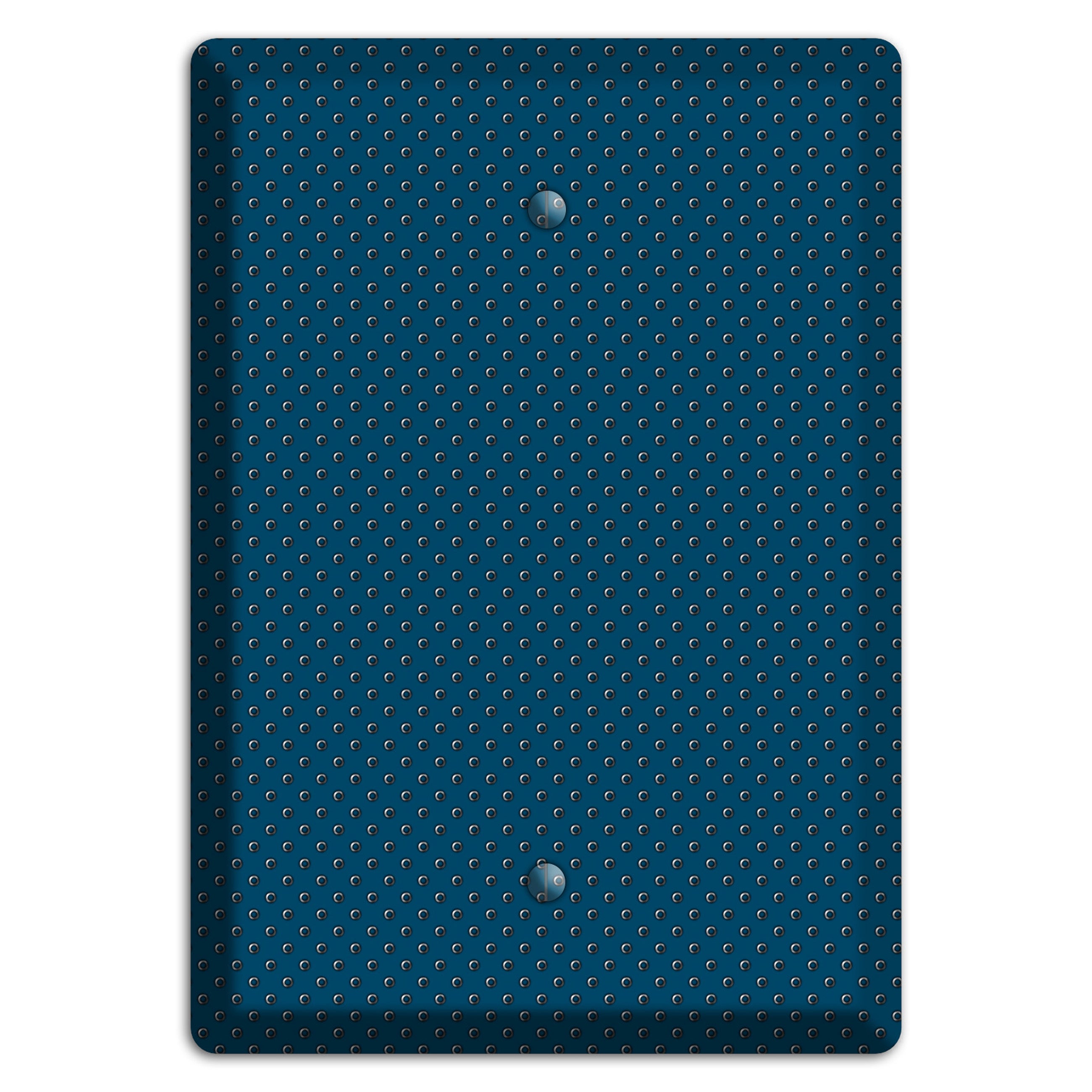 Blue Small Dots Blank Wallplate