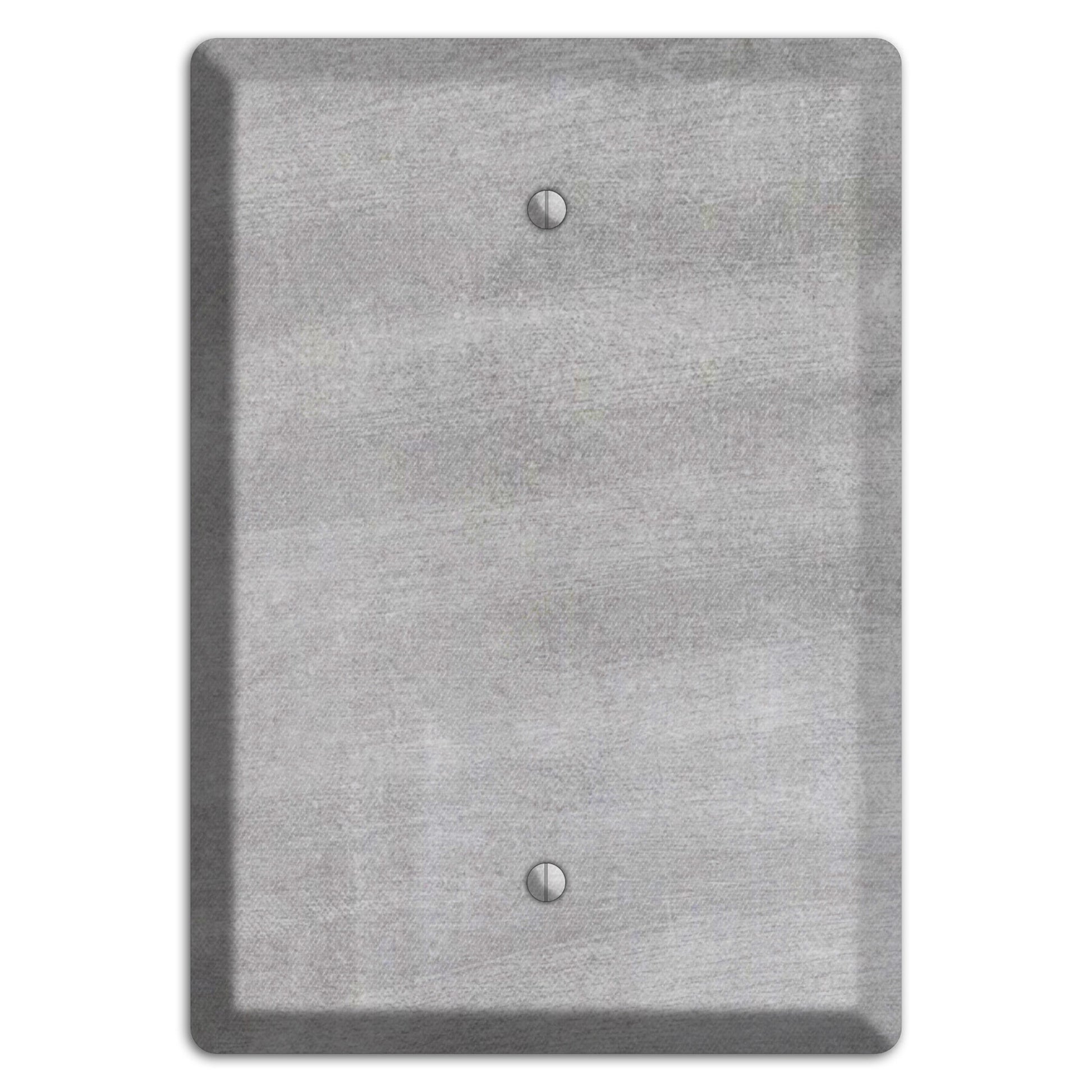 Chalk Light Grey Blank Wallplate