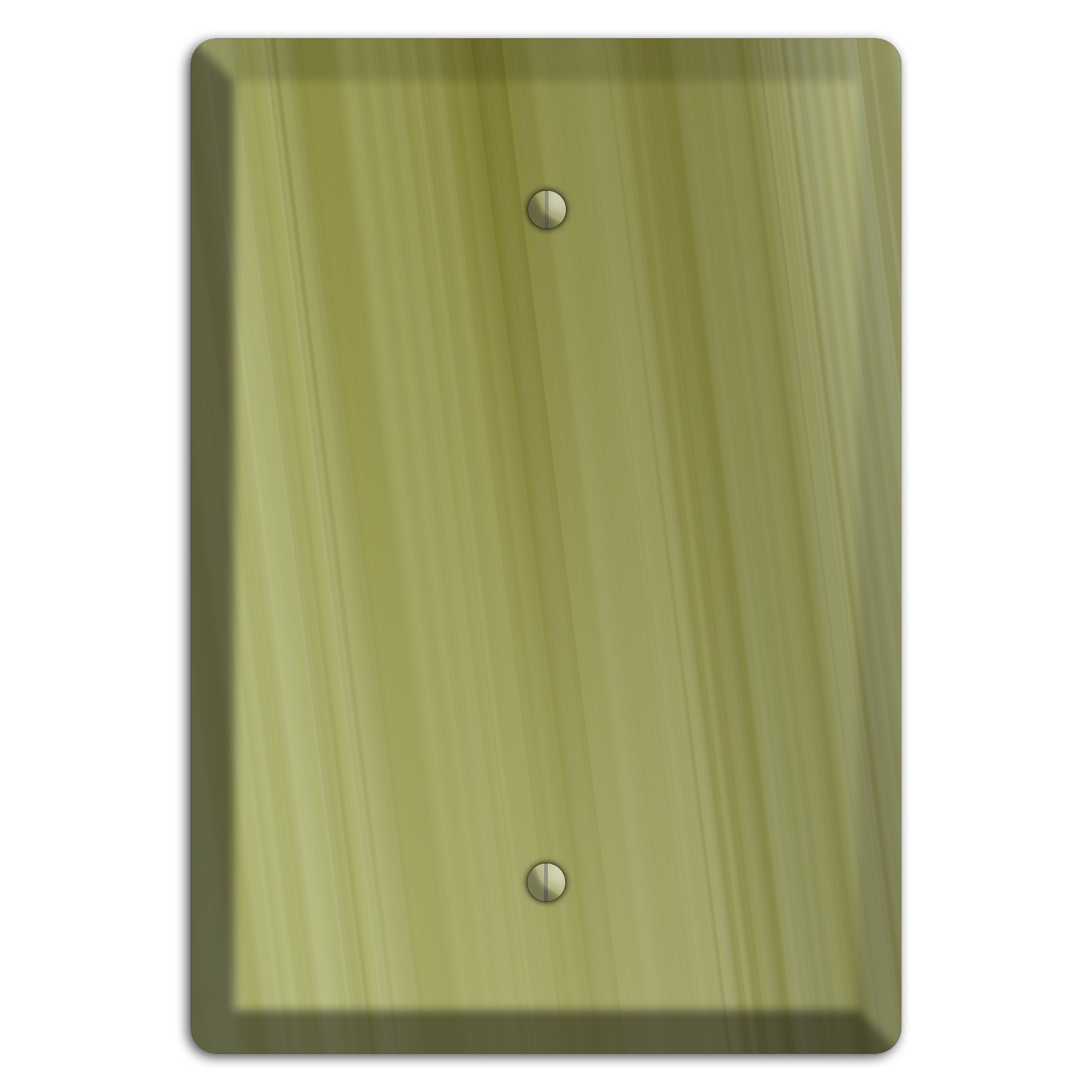 Olive Ray of Light Blank Wallplate