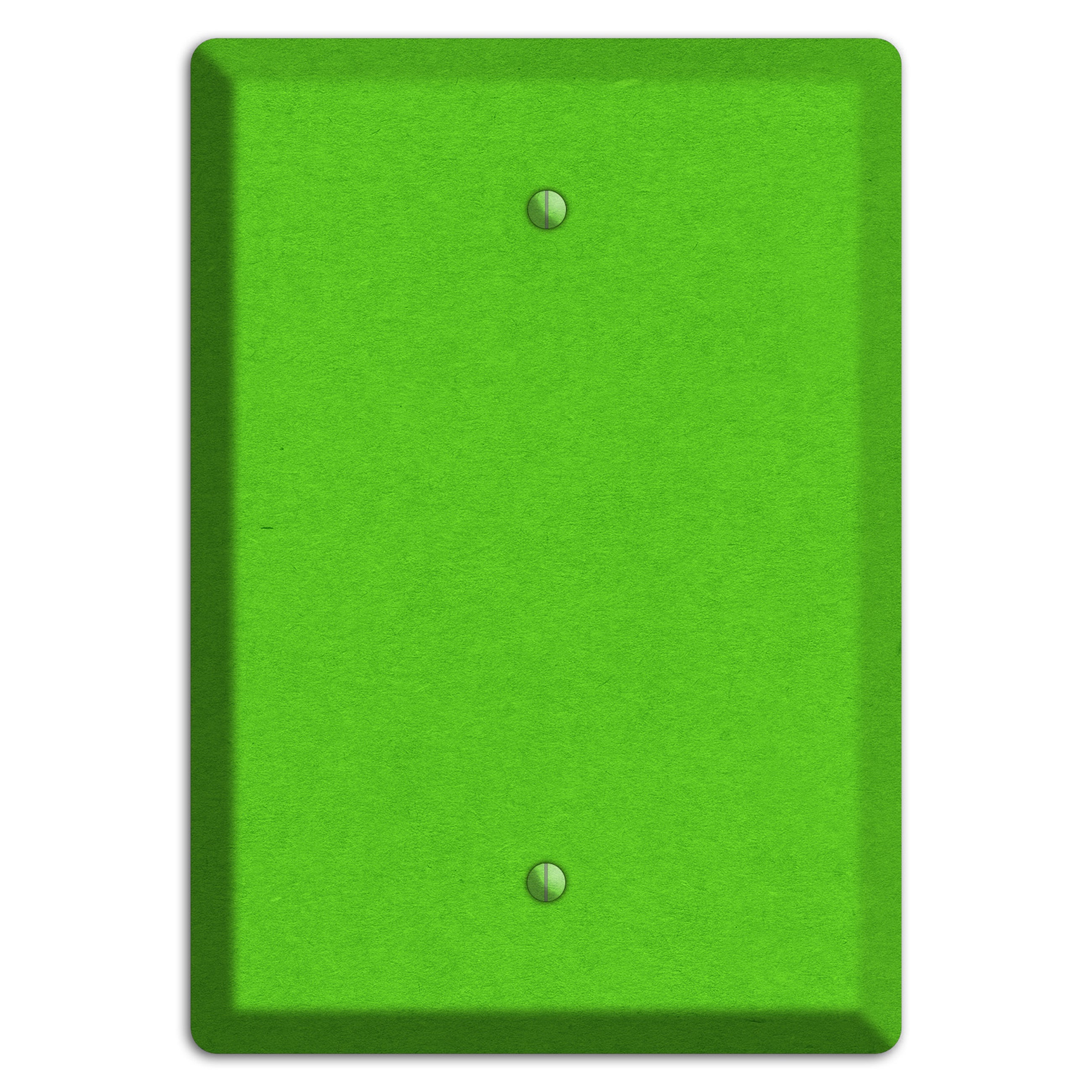 Kelly Green Kraft Blank Wallplate