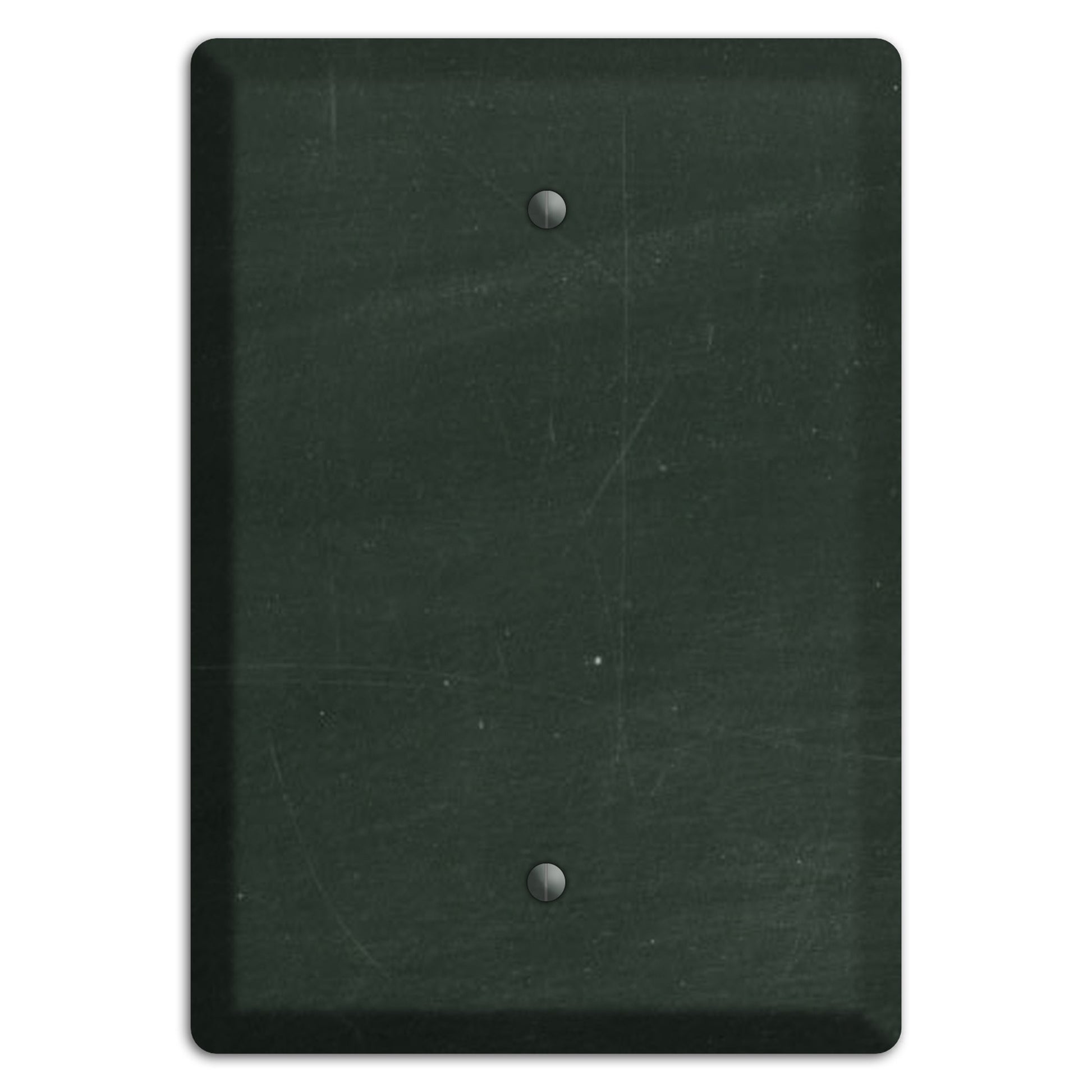 Chalk Black Blank Wallplate