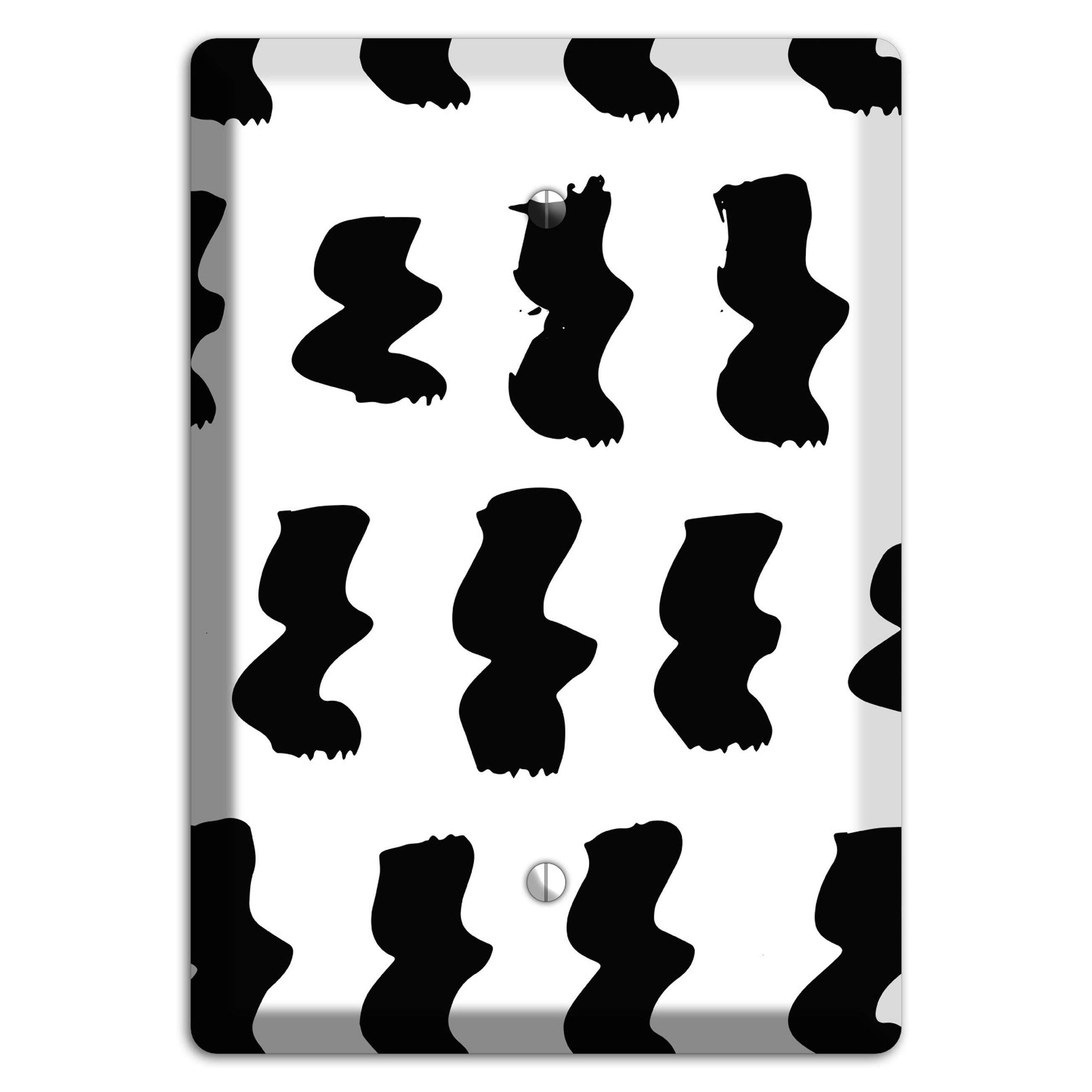 Ink Brushstrokes 5 Blank Wallplate