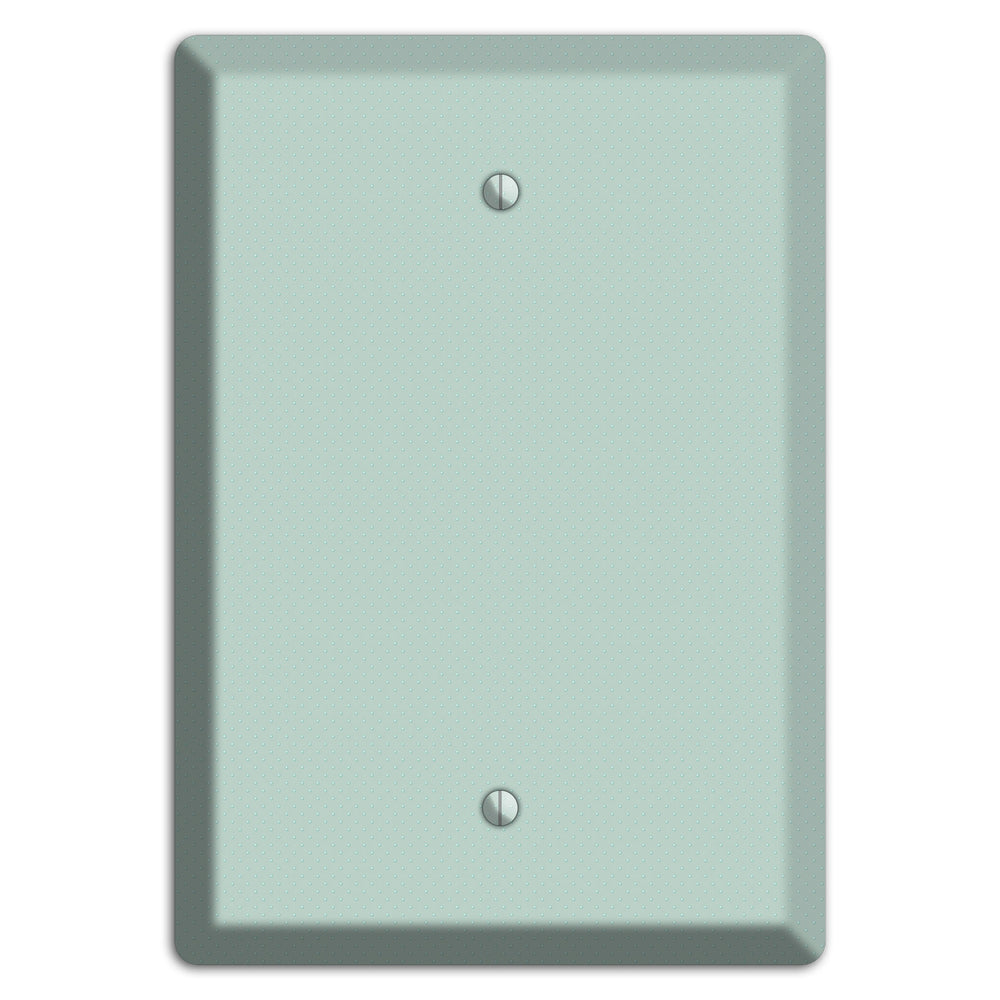 Sage with Tiny Dots Blank Wallplate