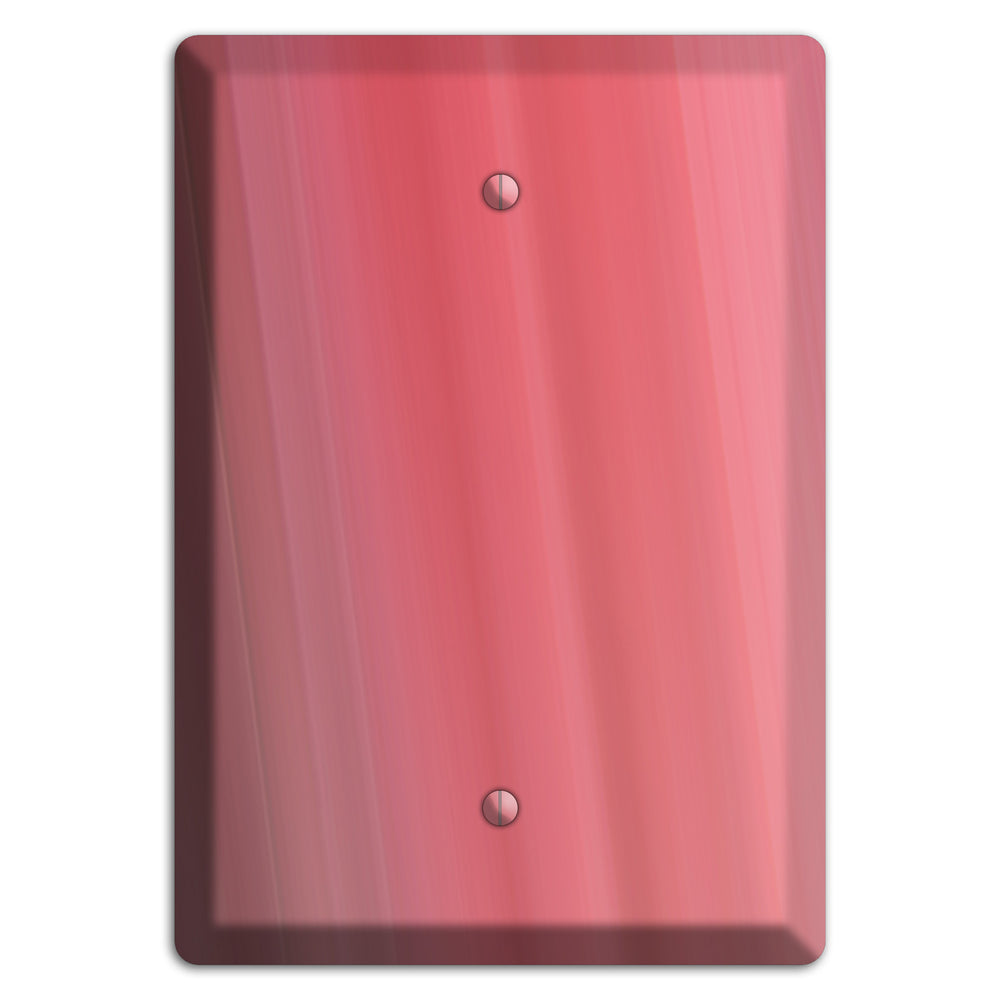 Coral Pink Ray of Light Blank Wallplate