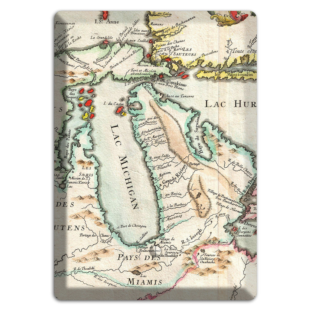 Lake Michigan Blank Wallplate