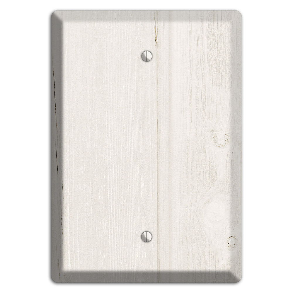 Spring Wood Antique Blank Wallplate