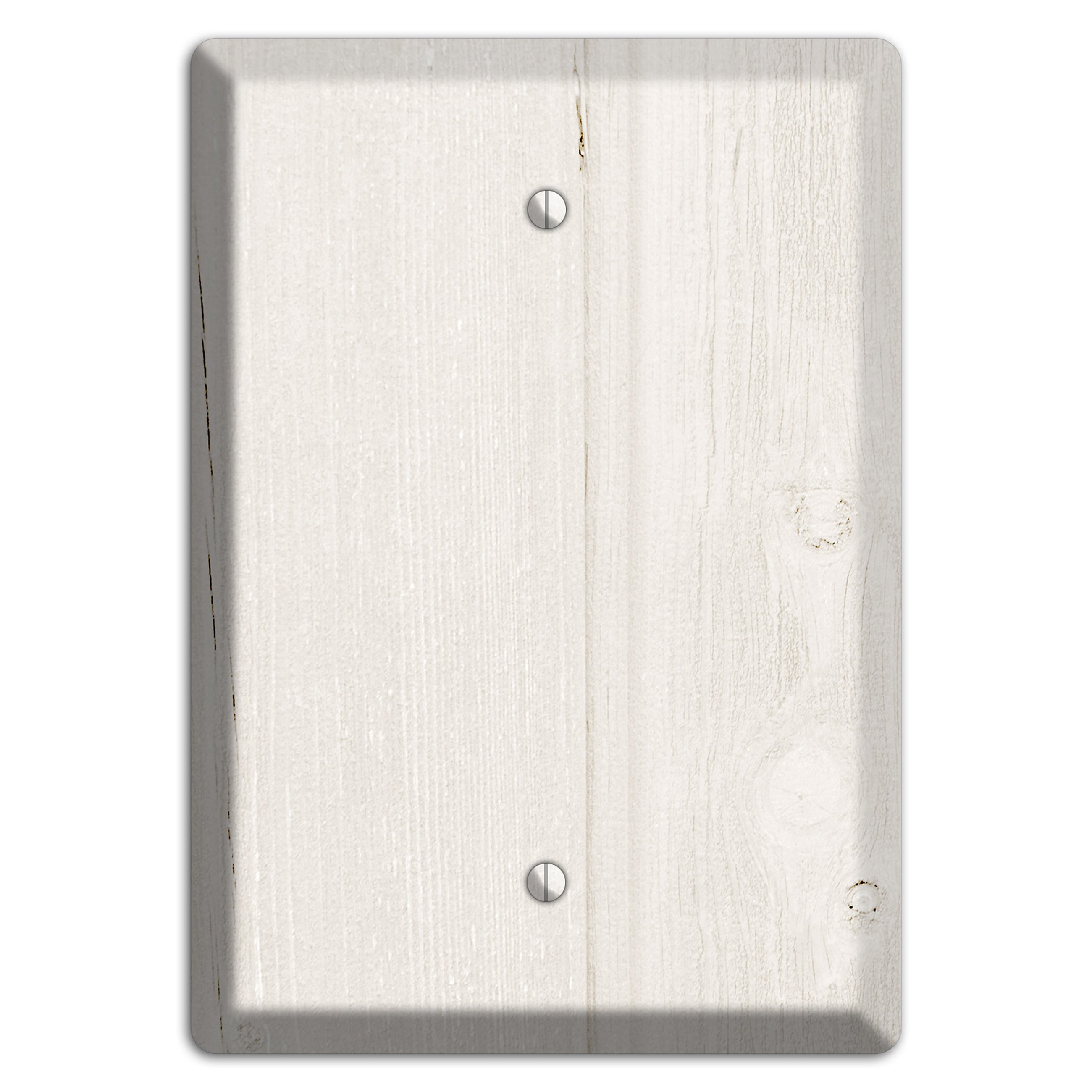 Spring Wood Antique Blank Wallplate