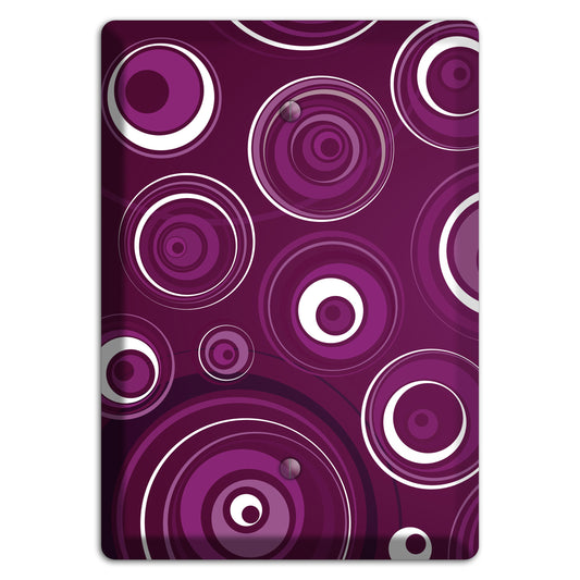 Purple Circles 2 Blank Wallplate