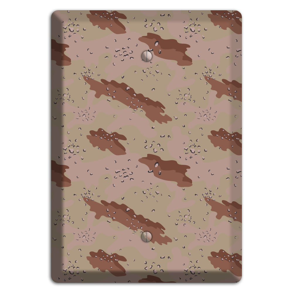 Chocolate Chip Camo Blank Wallplate